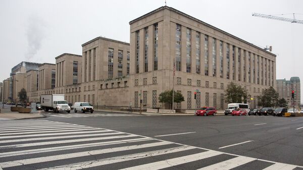 Здание типографии Министерства финансов США в Вашингтоне. - Sputnik Армения