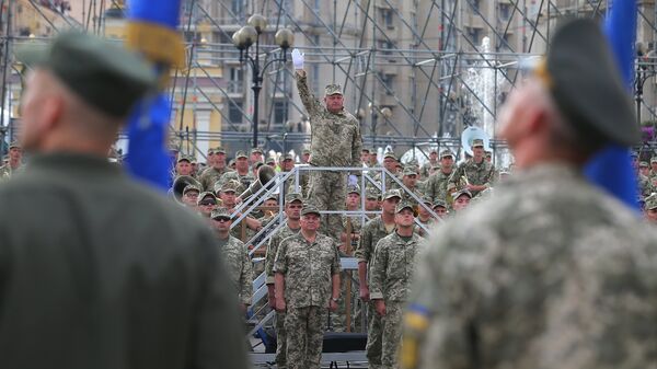Репетиция парада ко Дню независимости Украины в Киеве - Sputnik Армения