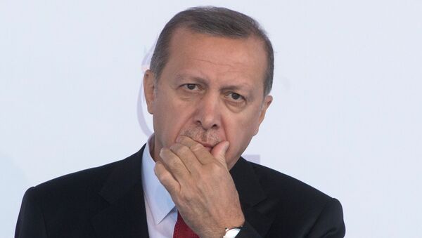 15 ноября 2015. Президент Турции Тайип Эрдоган на открытии саммита Группы двадцати (G20) в турецкой Анталье - Sputnik Армения
