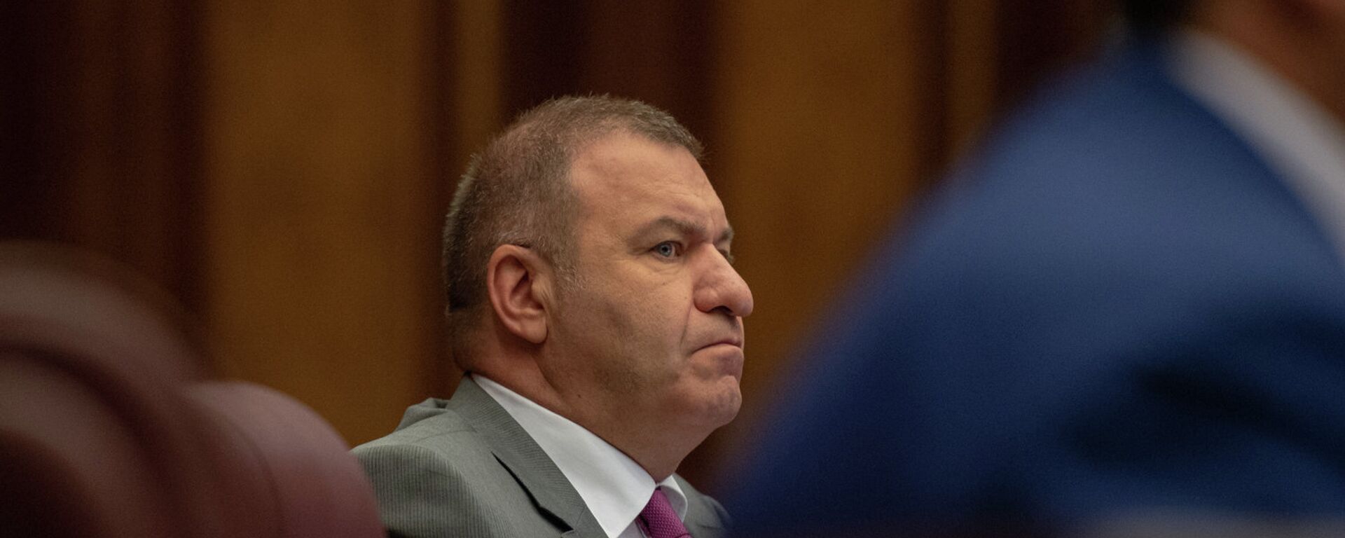 Вице-спикер Парламента Армении Микаел Мелкумян на внеочередном заседании НС (28 августа 2018). Еревaн - Sputnik Արմենիա, 1920, 27.04.2021