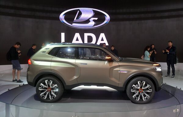 Автомобиль LADA 4x4 Vision на Московском международном автомобильном салоне 2018. Автомобиль LADA 4x4 Vision на Московском международном автомобильном салоне 2018. - Sputnik Армения