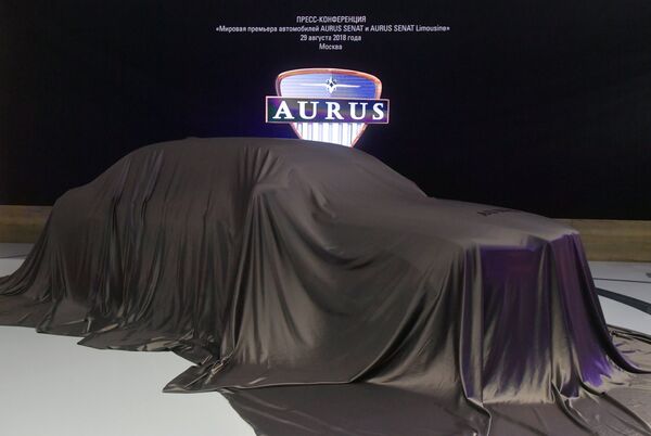 Презентация автомобиля Aurus Senat на Московском международном автомобильном салоне 2018. - Sputnik Армения