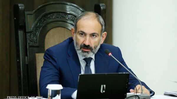 Очередное заседание правительства Республики Армения, которое вел премьер-министр Никол Пашинян - Sputnik Армения