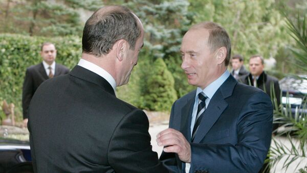 Встреча президентов Армении и России Роберта Кочаряна и Владимира Путина (24 января 2007). Сочи - Sputnik Армения