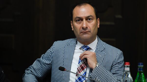 Министр юстиции Артак Зейналян на заседании правительства Армении (6 сентября 2018). Еревaн - Sputnik Армения