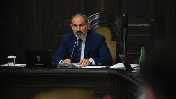 Премер министр Армении Никол Пашинян на заседании правительства (6 сентября 2018). Еревaн - Sputnik Արմենիա