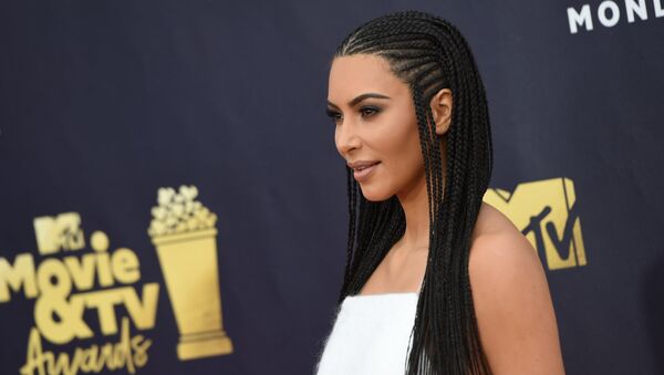 Ким Кардашьян на премии MTV Movie & TV awards 2018 года (16 июня 2018). Санта-Моника - Sputnik Армения
