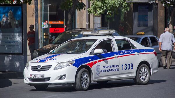 Автомобиль дорожной полиции Армении - Sputnik Армения