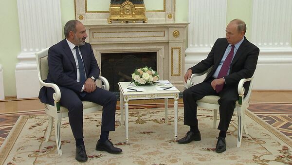 В Кремле состоялась встреча Никола Пашиняна и Владимира Путина - Sputnik Армения