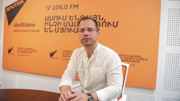 Александр Наумов, журналист, ведущий новостей челябинской ГТРК - Sputnik Армения