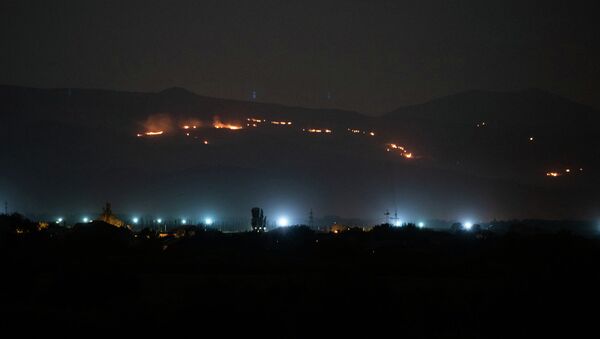 Пожар на склоне горы Арарат - Sputnik Արմենիա