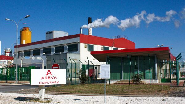 Вход на завод Арева в Мальвези, Франция - Sputnik Армения