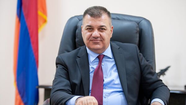 Министр транспорта, связи и ИТ Ашот Акопян - Sputnik Армения
