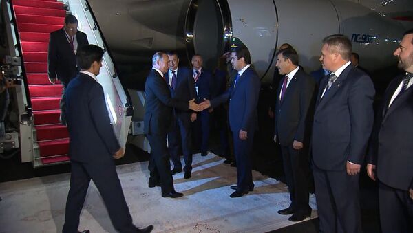 Президент России Владимир Путин прибыл в Душанбе на саммит глав государств СНГ - Sputnik Армения