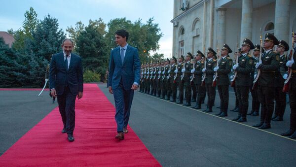 Официальный визит премьер-министра Канады Джастина Трюдо в Армению (12 октября 2018). Еревaн - Sputnik Армения