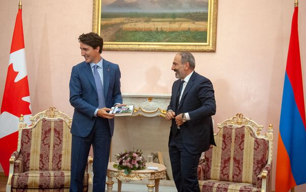 Официальный визит премьер-министра Канады Джастина Трюдо в Армению (12 октября 2018). Еревaн - Sputnik Армения