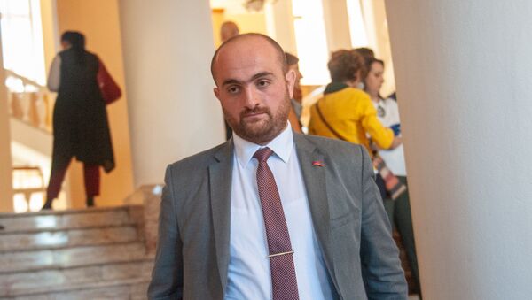 Губернатор Арагацотна Давид Геворкян после заседания Правительства Армении (16 октября 2018). Еревaн - Sputnik Արմենիա