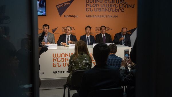 Пресс-конференция китайских инвесторов - Sputnik Армения