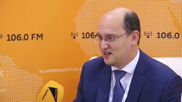 Председатель департамента промышленной политики ЕЭК Николай Кушнарев представил подробности создания единой цифровой сети для промышленников стран ЕАЭС - Sputnik Армения