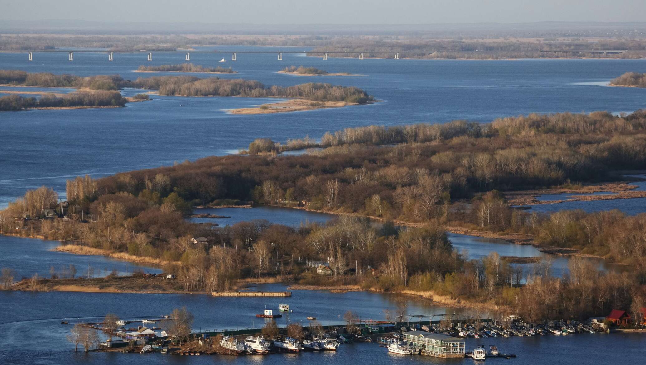 Река Волга Саратовская область