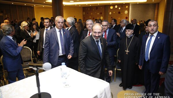 Встреча и.о. премьер-министра Армении Никола Пашиняна с представителями армянской общины Ливана - Sputnik Արմենիա