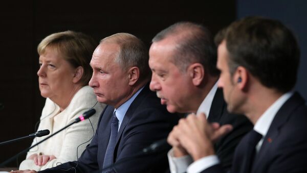 Встреча лидеров России, Франции, Германии и Турции (27 октября 2018). Стамбул - Sputnik Армения