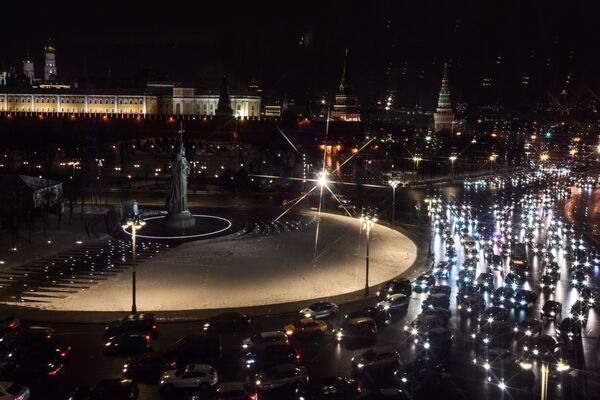 Вид на памятник князю Владимиру в Москве - Sputnik Армения