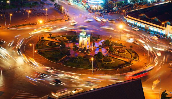 Дорожное движение в центре Хошимина, Вьетнам - Sputnik Армения