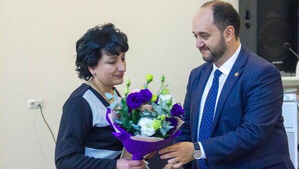 Церемония награждения учителей в министерстве образования и науки (12 ноября 2018). Еревaн - Sputnik Արմենիա