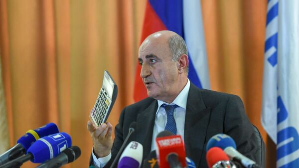 Пресс-конференция председателя правления, генерального директора ЗАО Газпром Армения Гранта Тадевосяна (15 ноября 2018). Еревaн - Sputnik Արմենիա
