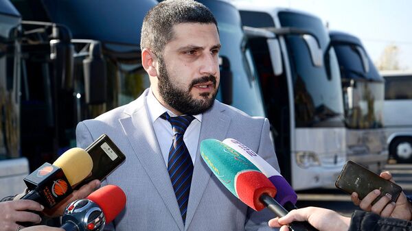 Первый заместитель министра транспорта, связи и информационных технологий Армении Армен Памбухчян - Sputnik Արմենիա
