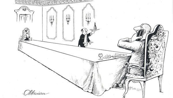 Карикатура Владимира Аброяна на сотовый телефон - Sputnik Արմենիա