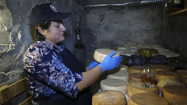 Семья Микаэлянов успешно разрабатывает новые виды сыра в Гегаркуникской области - Sputnik Армения