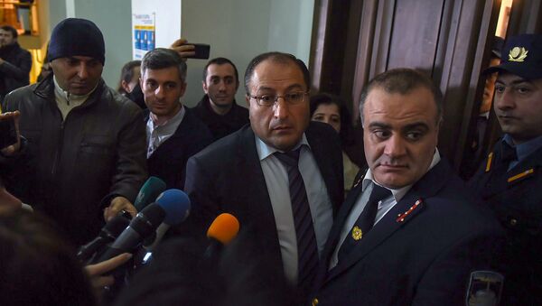 Айк Алумян в Апелляционном суде Армении (27 ноября 2018). Еревaн - Sputnik Արմենիա