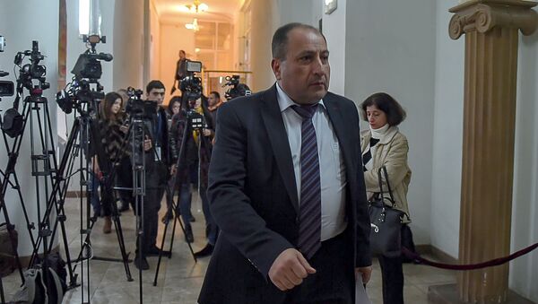 Айк Алумян в Апелляционном суде Армении (27 ноября 2018). Еревaн - Sputnik Армения