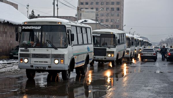 Автобусы для призывников - Sputnik Армения