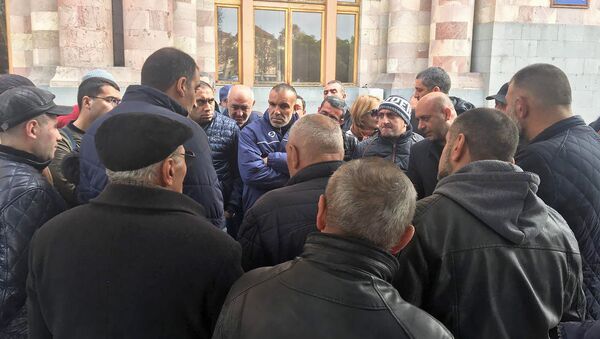 Акция протеста отставных и вышедших на пенсию военнослужащих (29 ноября 2018). Еревaн - Sputnik Արմենիա