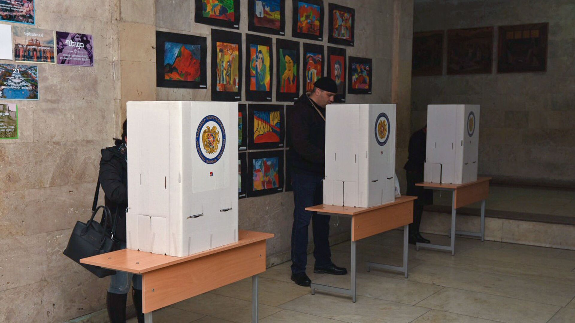 Избирательный участок  - Sputnik Армения, 1920, 05.12.2021