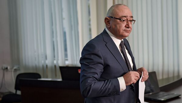 Председатель ЦИК Армении Тигран Мукучян в день внеочередных выборов в НС РА (9 декабря 2018). Еревaн - Sputnik Արմենիա