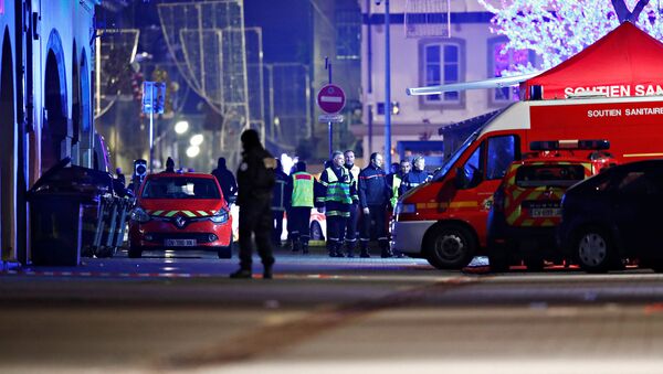 Сотрудники французской полиции на месте преступления (12 декабря 2018). Страсбург, Франция - Sputnik Արմենիա