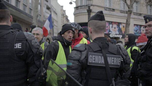 Акция протеста Жёлтых жилетов (15 декабря 2018). Париж - Sputnik Արմենիա