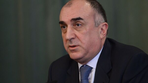 Министр иностранных дел Азербайджана Эльмар Мамедъяров - Sputnik Армения