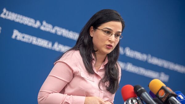 Пресс-конференция спикера МИД Армении Анны Нагдалян (20 декабря 2018). Еревaн - Sputnik Армения