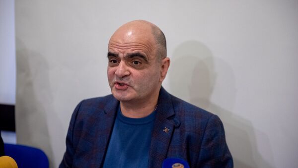 Пресс-конференция адвоката Манвела Григоряна Левона Багдасаряна (24 декабря 2019). Еревaн - Sputnik Армения