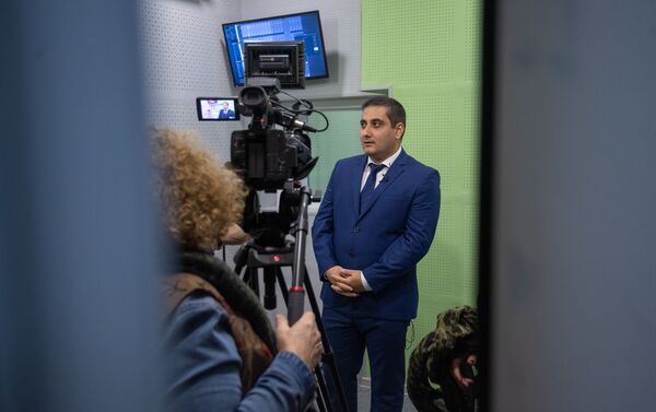 Открытие звуковой лаборатории в Ереванском гос.университете (25 декабря 2018). Еревaн - Sputnik Армения