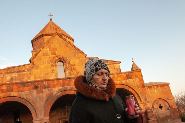 Рождественский сочельник в церкви Святой Гаяне (5 января 2019). Эчмиадзин - Sputnik Армения