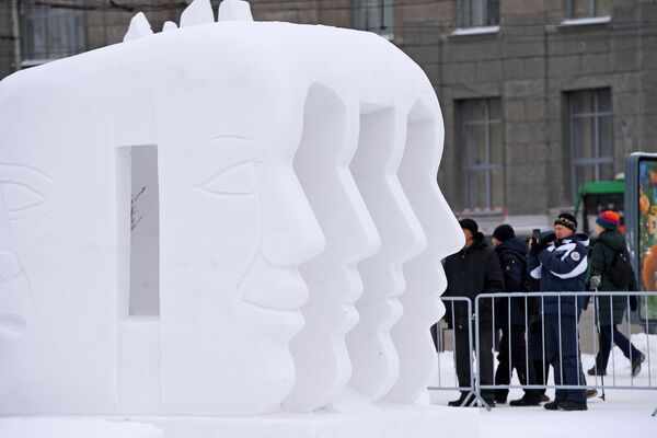 Фестиваль снежных скульптур - Sputnik Армения