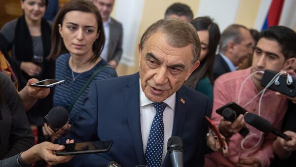 Ара Баблоян на приеме для прессы (11 января 2019). Еревaн - Sputnik Արմենիա