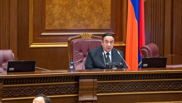 Князь Гасанов на первом заседании Парламента Армении 7-го созыва (14 января 2019). Еревaн - Sputnik Армения