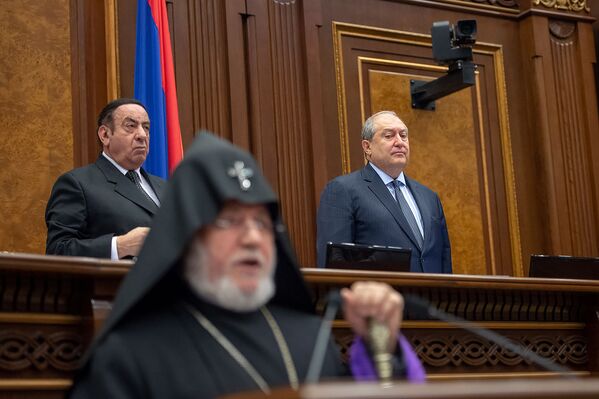Первое заседание Парламента Армении 7-го созыва (14 января 2019). Еревaн - Sputnik Армения